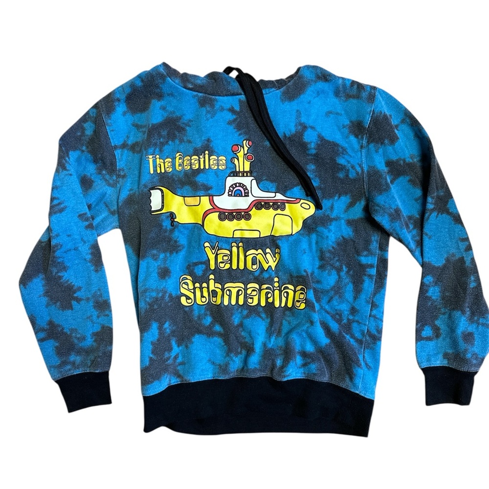 The Beatles Yellow Submarine Blue, Black and Yellow Kids Hoodie